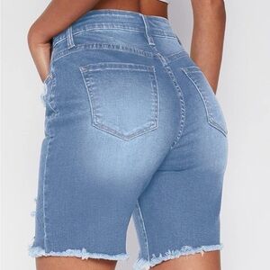 1️⃣ Denim Bermuda Shorts XL